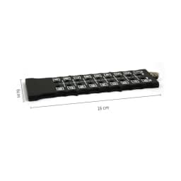 18 Holes Golf scorecard Portable Golf Stroke Counter Golf Score Card Counter for Golf Sport Scorer Mark Indicator Tool With Key