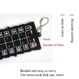 18 Holes Golf scorecard Portable Golf Stroke Counter Golf Score Card Counter for Golf Sport Scorer Mark Indicator Tool With Key