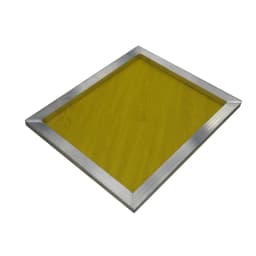 6pcs 18" x 20"Aluminum Silk Screen Printing Frame Stretched With 305 255 230 200 Yellow Mesh Polyester Frame for Printed Boards