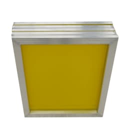 6pcs 18" x 20"Aluminum Silk Screen Printing Frame Stretched With 305 255 230 200 Yellow Mesh Polyester Frame for Printed Boards