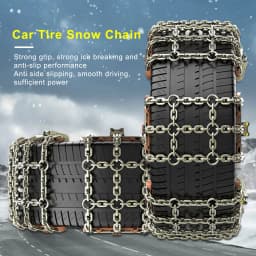 Winter Universal Car Tire Snow Chain Durable Manganese Automobile Snow Tire Anti-skid Tires Chain Tool Emergency Car Accessories