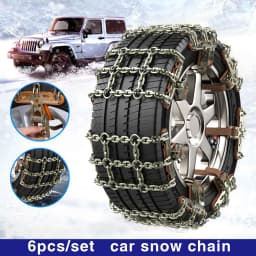 Winter Universal Car Tire Snow Chain Durable Manganese Automobile Snow Tire Anti-skid Tires Chain Tool Emergency Car Accessories