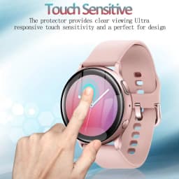 Soft Glass For Samsung Galaxy Watch 4 44mm 40mm smart watch 3D HD All-around Protector Galaxy Active 2 Screen Protector Film