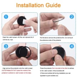 Soft Glass For Samsung Galaxy Watch 4 44mm 40mm smart watch 3D HD All-around Protector Galaxy Active 2 Screen Protector Film
