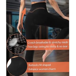 Womens Sauna Sweat Body Shaper High Waist Slimmer Tights Fitness Pants Workout Suit Slimming Waist Trainer Weight Loss Shapewear