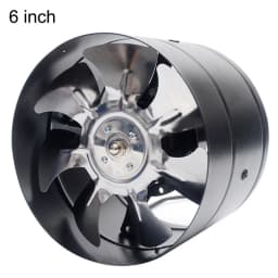 Inline Duct Fan Booster, Exhaust Blower, Air Cooling Vent, Metal Blades, Ventilation Grid Ventilateur, 4Inch, 6Inch, 220V