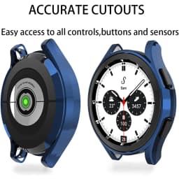 Case for samsung Galaxy watch 4 44mm 40mm TPU Plated all-around Screen protector cover bumper correa Galaxy 4 classic 46mm 42mm