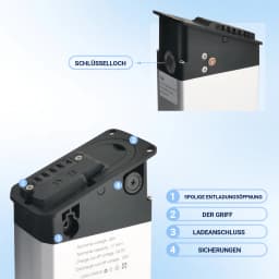 48v ebike battery 52v 17.5ah 16ah 15ah for lankeleisi X3000 plus batteries 350w 500w 750w 1000w motor electric bike batteria