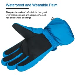 Winter Gloves Kids Boys Girls Childern Waterproof Windproof Mittens Cycling Bicycle Bike Outdoor Camping Sports Ski Warm Gloves