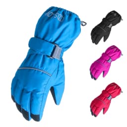 Winter Gloves Kids Boys Girls Childern Waterproof Windproof Mittens Cycling Bicycle Bike Outdoor Camping Sports Ski Warm Gloves