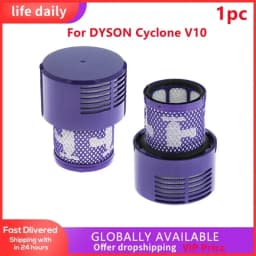 Filter For DYSON Cyclone V10 Animal/Absolute+/Total Clean Vacuum Washable Filter Vacuum Cleaner Spare Parts Accessories For Home
