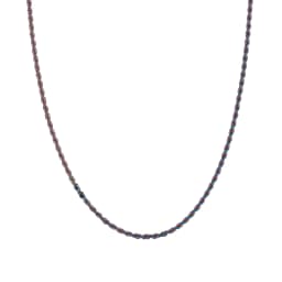 GUCY Steel Rainbow Plated Basic Necklace Chain Wholesale Stainless Steel Rope Hip Hop Necklaces Chains