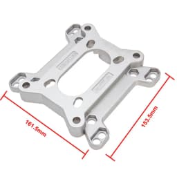 Aluminum 1933 Carb Carburetor Adapter 2bbl-4bbl Kit 4-Bolt 2 Barrel to 4 Barrel