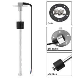 0-190ohm 240-33ohm Fuel Level Sensor Water Level Sensor 150MM 200MM 225MM 250MM 300MM 350MM Fuel Level Indicator Boat Car Truck