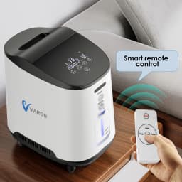 VARON Home Travel 1L-7L High Concentration Oxygene Concentrator Generator Home Health Care Equipment AC110-220V