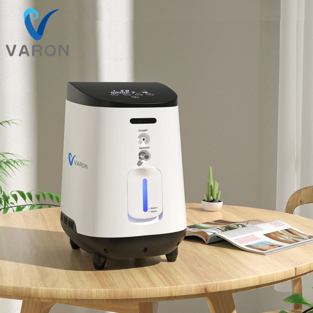 VARON Home Travel 1L-7L High Concentration Oxygene Concentrator Generator Home Health Care Equipment AC110-220V