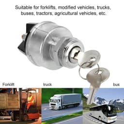 Premium Materials Ignition Switch Lock Universal Ignition Switch Lock With 2 Keys 3 Positions Car Replaceable Accessories