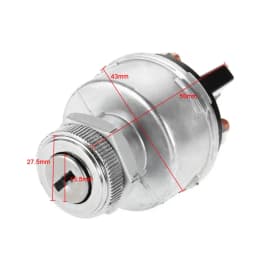 Premium Materials Ignition Switch Lock Universal Ignition Switch Lock With 2 Keys 3 Positions Car Replaceable Accessories