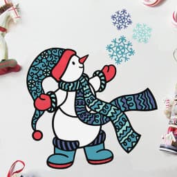 Santa Claus & Little Snowman Frame Metal Cutting Dies For Scrapbooking Craft Embossing Stencil Die Cut Card Making