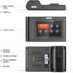 ANCEL HD3200 24V Heavy Duty Diesel Truck Scanner D.P.F Regeneration Oil Reset All System Car Diagnostic Tool for FUSO Hyundai