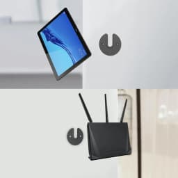 2 Pcs Holder Wall Mounted Organizer For IPad Air Mini Pro WIFI Routers Storage Box TV Boxes Hanging Bracket Wholesale