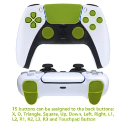 eXtremeRate Back Paddles Remappable Rise Remap Kit, Upgrade Board Back Shell Back Buttons for ps5 Controller BDM-010 & BDM-020