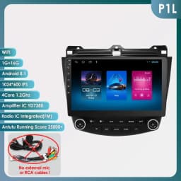6115 Carplay Android 14 Car radio For Honda ACCORD 7 2003-2007 Autoradio Multimedia player GPS 360 Camera Screen by Snapdragon