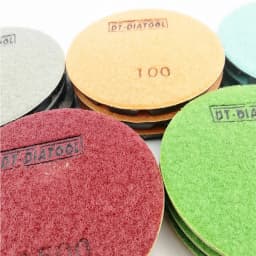 3set/63pcs Dia 4"/100mm Resin Bond Diamond Concrete Polishing Pads Thickened Floor Renew Pads US WAREHOUSE STOCK