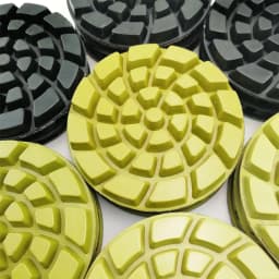 3set/63pcs Dia 4"/100mm Resin Bond Diamond Concrete Polishing Pads Thickened Floor Renew Pads US WAREHOUSE STOCK