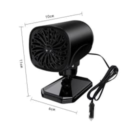 Car Heater 120W 12/24V Heating And Cooling Fan Portable 360-degree Adjustable Windshield Defogging Defroster For Car Accessories