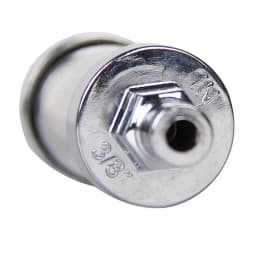 10mm 3/8'' Universal Chrome Glass Fuel Filter Car Petrol Diesel Inline Reusable