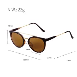 New Fashion Small Round Sunglasses Trendy Casual Double Nose Women Sun Glasses Men Classic vintage Thin Legs UV400 Sunglass
