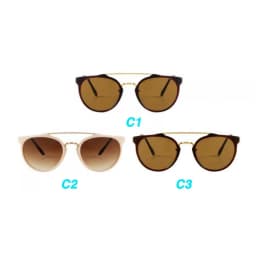 New Fashion Small Round Sunglasses Trendy Casual Double Nose Women Sun Glasses Men Classic vintage Thin Legs UV400 Sunglass