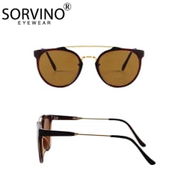 New Fashion Small Round Sunglasses Trendy Casual Double Nose Women Sun Glasses Men Classic vintage Thin Legs UV400 Sunglass