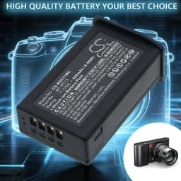 CameronSino Battery for Leica T T Digital Camera Silver 19800 T (Typ 701) TL TL2 fits Leica BP-DC13 camera battery 900mAh 7.20V