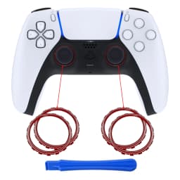 eXtremeRate Replacement Accessories for ps5 Controller, Accent Rings for ps5 Controller - Controller NOT Included
