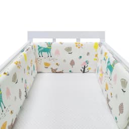 Hot Sale Baby Crib Bumper Cotton Thicken One-piece Crib Around Cushion Cot Protector Pillows Newborns Room Bedding Decor
