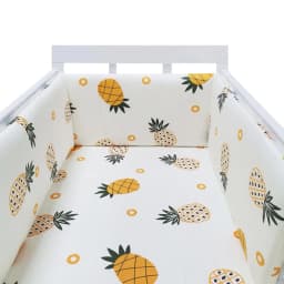 Hot Sale Baby Crib Bumper Cotton Thicken One-piece Crib Around Cushion Cot Protector Pillows Newborns Room Bedding Decor