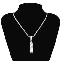 Barber Shop Shaver Razor Keychain Hairclippers Hair Dryer Combs Scissors Pendant Keyring for Barber Key Accessories