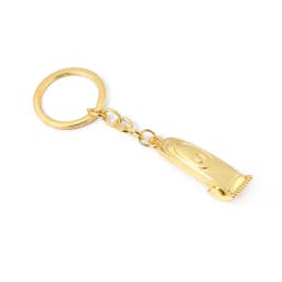 Barber Shop Shaver Razor Keychain Hairclippers Hair Dryer Combs Scissors Pendant Keyring for Barber Key Accessories