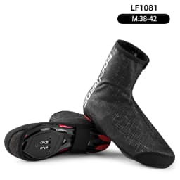 ROCKBROS Winter Cycling Shoe Cover MTB Warmer Overshoes Bike Bicycle Shoes Covers Reflective Windproof Waterproof Protector