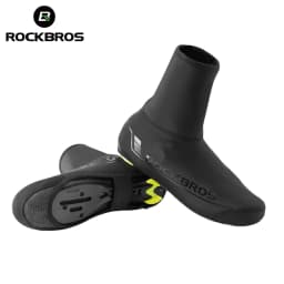 ROCKBROS Winter Cycling Shoe Cover MTB Warmer Overshoes Bike Bicycle Shoes Covers Reflective Windproof Waterproof Protector