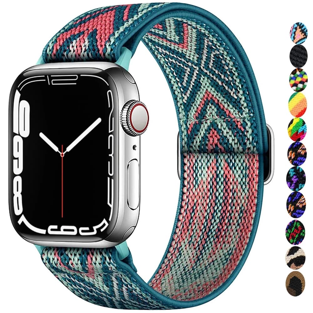 Scrunchie Strap For Apple watch band 44mm 40mm 38mm 42mm ultra 49mm Nylon bracelet correa iWatch series 8 7 se 6 5 3 4 45mm 41mm