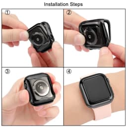 TPU bumper for Apple Watch case 44mm 40mm iWatch 42mm 38mm Accessories Screen Protector Cover for Apple watch serie 6 5 4 3 2 SE
