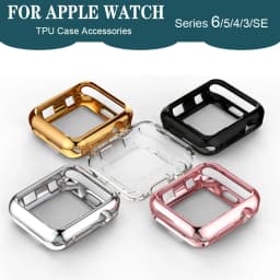 TPU bumper for Apple Watch case 44mm 40mm iWatch 42mm 38mm Accessories Screen Protector Cover for Apple watch serie 6 5 4 3 2 SE