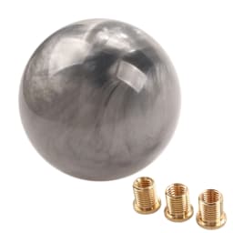 Universal Gear Shift Shifter Knob Acrylic Marble Round Ball Gear Shift Knob With 3 Adapters Charming