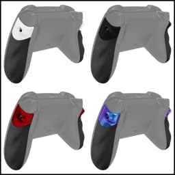 eXtremeRate FLEXOR Rubberized Side Rails Grips Trigger Stop Kit for Xbox Core Wireless Controller, Trigger Stopper Handle Grips