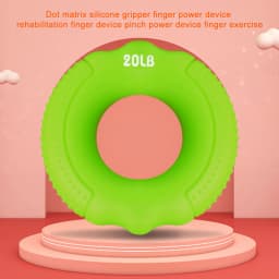 Hand Grip Silicone Adjustable Hand Gripper Arm Forearm Strengthener Trainers 20-100LB Home Gym Grip Ring Muscle Trainer