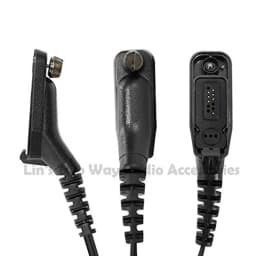2-Wire Surveillance Earpiece For XPR6350 XPR6380 XPR6550 XPR7350 XPR7550 XPR7580 XPR7350e XPR7550e Portable Two Way Radio