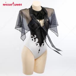 Haikyuu Cosplay Costume Woman Two Piece Bikini Anime Swimsuit Set Halter Neck Anime Swimwear Bathing Suit